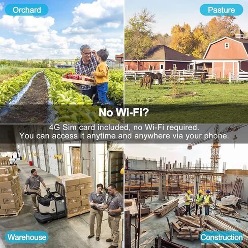 كاميرا مراقبة خارجية 3G/4G LTE PTZ من جينبولت، 2.5K، تكبير بصري 9X، كاميرا مراقبة اي بي او اي سي سي تي في مع شريحة اتصال، ضوء كاشف 5MP رؤية ليلية وصفارة انذار وانذار تلقائي وتتبع البشر [تيار مستمر in Kuwait