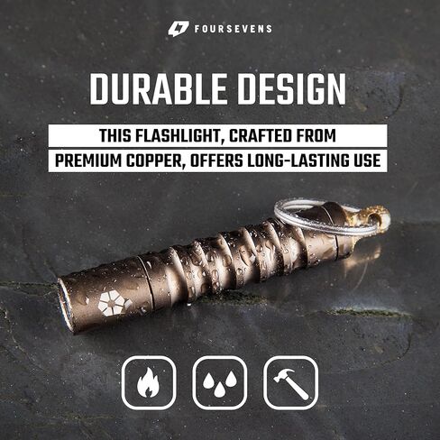 بروميثيوس لايتس سلسلة مفاتيح بيتا سريعة الفك في 2 مصباح يدوي LED مع تفعيل مغناطيسي تلقائي، مصباح يدوي صغير لسلسلة مفاتيح اي دي سي، اوضاع اضاءة متعددة، مصباح جيب عالي سي ار اي in Kuwait