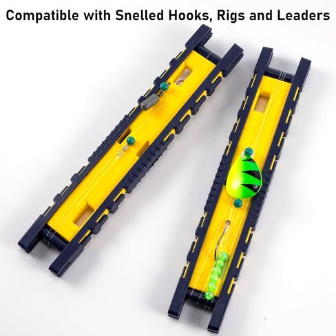 Dr.Fish Fishing Snelled Hook Holder for Leader Line Fishing Rig Holder Fishing Line Foam Board Snell Organizer with Tackle Box in Saudi Arabia