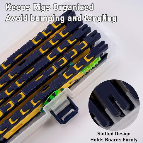 Dr.Fish Fishing Snelled Hook Holder for Leader Line Fishing Rig Holder Fishing Line Foam Board Snell Organizer with Tackle Box in Saudi Arabia