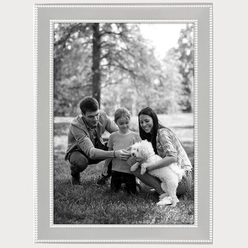 Siena Beaded Gold Picture Frame, Tarnish Resistant Finish, Perfect Photo Frame for any End Table, Credenza, Shelf, or Nightstand, Gold 4x6 in Saudi Arabia