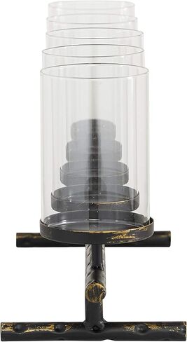 The Novogratz Metal Candelabra, 27" x 7" x 11", Black in Kuwait