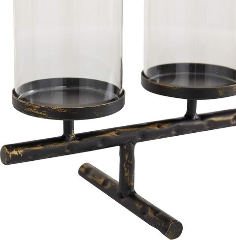 The Novogratz Metal Candelabra, 27" x 7" x 11", Black in Kuwait