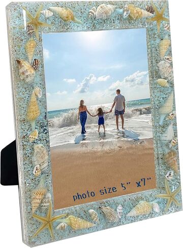 ذكريات WalcoHome 5x7 Beach Ocean تلتقي باللحظة في هذه الخلفيات المثالية! الحياة عبارة عن إطار صورة للحائط على الشاطئ وسطح المكتب in Saudi Arabia