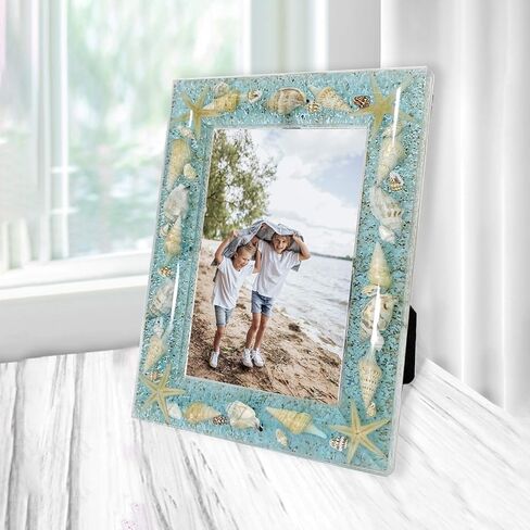 ذكريات WalcoHome 5x7 Beach Ocean تلتقي باللحظة في هذه الخلفيات المثالية! الحياة عبارة عن إطار صورة للحائط على الشاطئ وسطح المكتب in Saudi Arabia