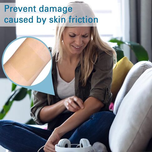 Dansib 2 لفات من شريط السيليكون الناعم مقاس 59 × 1.57 بوصة، شريط سيليكون مقاوم للماء قابل لإعادة الاستخدام لمنع الأحذية من طحن القدمين، إزالة بثور الجسم، الجلد وقناع الاحتكاك، لوازم الوقاية من العيون in Kuwait