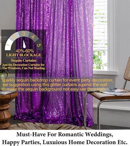 DUOBAO Sequin Backdrop Curtain 4FTx7FT Colorful Green Glitter Sequin Backdrop Wedding Ceremony Backdrop Sequin Shimmer Wall Background Baby Shower Background (4FTx7FT, Colorful Green) in Saudi Arabia
