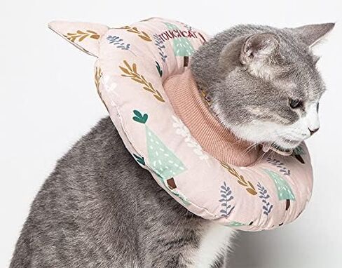 Touchcat ® 'Ringlet' Licking and Scratching Adjustable Pillow Cat Neck Protector in Saudi Arabia