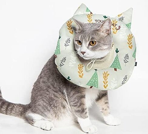 Touchcat ® 'Ringlet' Licking and Scratching Adjustable Pillow Cat Neck Protector in Saudi Arabia