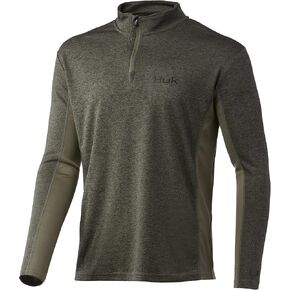 HUK Men's Icon X Coldfront 1/4 Zip | Wind & Water Resistant Shirt