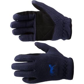 HORZE Kids' Fleece Winter Horse Riding Gloves with Pony Design