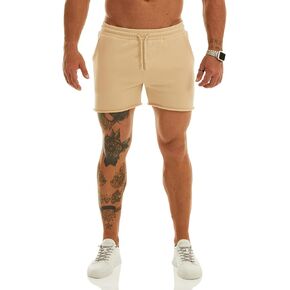 Ouber Men's Workout Squatting Shorts Slim Fit Gym Weightlifting Bodybuilding