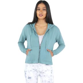 90 Degree By Reflex Womens Full-Zip Fleece Lined Hoodie Sweatshirt Jacket