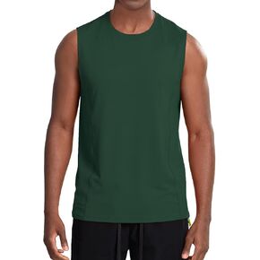Sleeveless Workout Shirts for Men Moisture Wicking,Athletic Running Tank Top Quick Dry Muscle Fit Gym Tanks