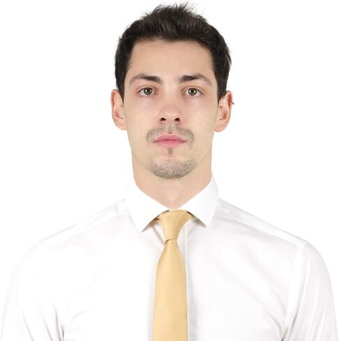 ربطة عنق رفيعة للرجال بلون موحد - رائعة لحفلات الزفاف، والعريس، ورفقاء العريس، والمهام، والرقصات، والهدايا in Kuwait