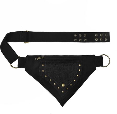 Renaissance Bag Faire Festival Bag Fanny Pack for Women Thigh Bag Drop Leg Bag for Women Lace Waist Bag Utility Hip Belt Waist Bags Womens Renaissance Accessories in Kuwait