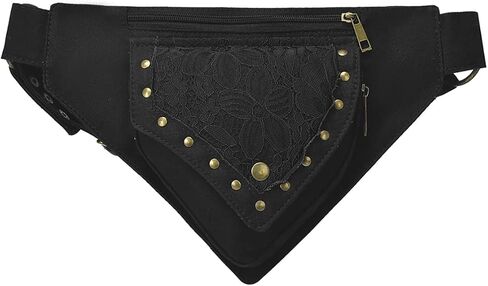 Renaissance Bag Faire Festival Bag Fanny Pack for Women Thigh Bag Drop Leg Bag for Women Lace Waist Bag Utility Hip Belt Waist Bags Womens Renaissance Accessories in Kuwait
