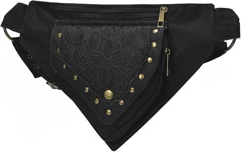 Renaissance Bag Faire Festival Bag Fanny Pack for Women Thigh Bag Drop Leg Bag for Women Lace Waist Bag Utility Hip Belt Waist Bags Womens Renaissance Accessories in Kuwait