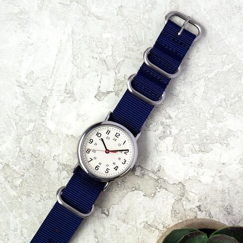 Benchmark Nylon Watch Band - One Piece Waterproof Ballistic Nylon - Slip Through Military Style Zulu Watch Strap for Men & Women - Choice of Color & Width - 18mm, 20mm or 22mm in Saudi Arabia