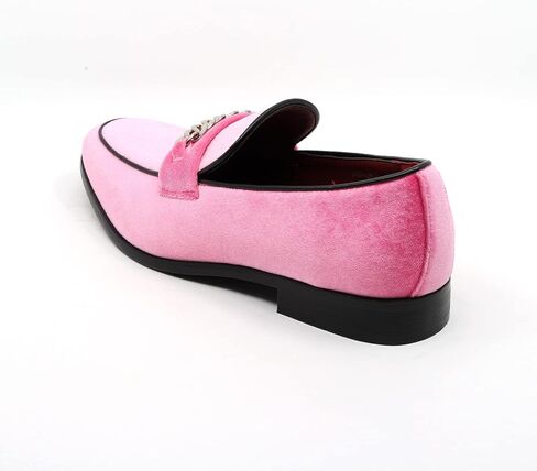 Men's Vintage Velvet Designer Classic Dress Tuxedo Smoking Slipper Loafer Slip On Shoes Arthur-02 in Kuwait