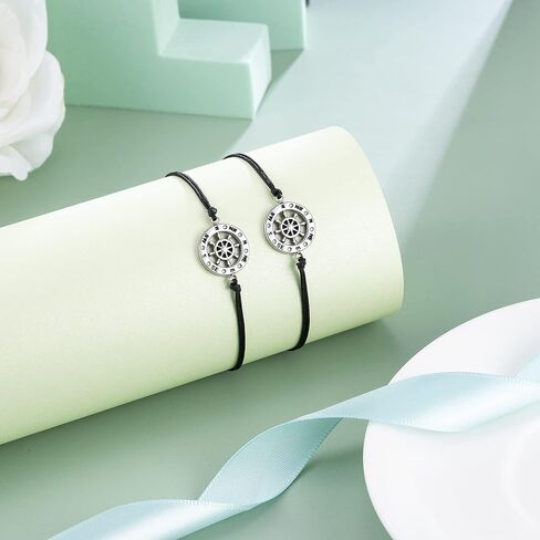 PPJew Mother and Daughter Bracelet Set Mother's Day Jewelry Gift from Daughter Mommy and Me Matching Bracelets Back to School Gifts in Kuwait