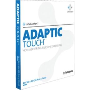 Systagenix Wound Management Adaptic Touch Non-adhering Silicone Dressing 5" x 6", Flexible, Cellulose Acetate Coated with Silicone (Carton of 10 Each) in Saudi Arabia