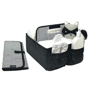 Baby Diaper Caddy and Car Organizer for Accessories: Large Portable Boy or Girl Nursery Storage Bin for Changing Table with Changing Pad: Baby Registry Shower Gift: Baby Stuff in Saudi Arabia