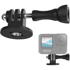 Tripod Mount Adapter, Charchendo Monopod Mount with Thumbscrew for GoPro Hero 10 9 8 7 6 5 4 3+, DJI Osmo, Sony and Other Action Cameras Accessories (2 Pack-Black) in Kuwait