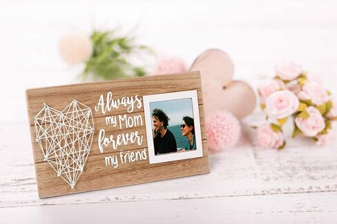 هدايا عيد الميلاد المجيد وعيد الميلاد للأم من ابنة الابن - هدايا أم العروس العريس - إطار صورة ريفي - صورة 3x3 in Kuwait