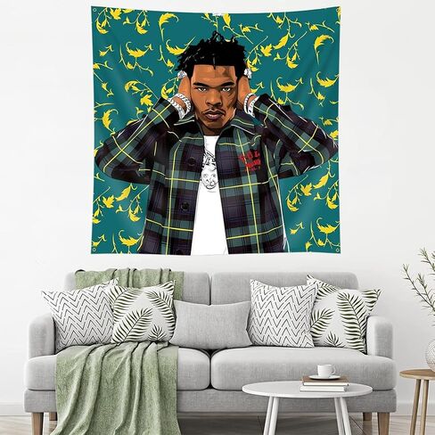Lil Baby Tapestry Flag 4x4 Feet Funny Wall Banner for Bedroom Living Room College Dorm Wall Decor in Kuwait