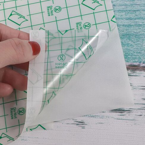 50 ورقة من ضمادات الوشم للعناية اللاحقة مقاومة للماء، ضمادات شفافة لشفاء الجلد الثاني، ضمادات واقية، ضمادات لاصقة، شريط لاصق، ضمادات شفافة، شريط وشم (10 * 12 سم) in Kuwait