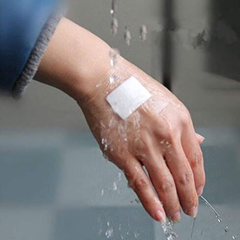 50 ورقة من ضمادات الوشم للعناية اللاحقة مقاومة للماء، ضمادات شفافة لشفاء الجلد الثاني، ضمادات واقية، ضمادات لاصقة، شريط لاصق، ضمادات شفافة، شريط وشم (10 * 12 سم) in Kuwait