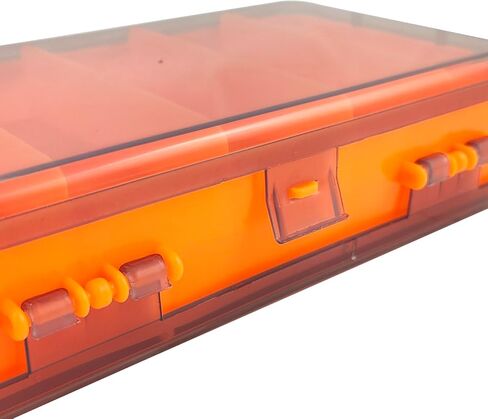 Yimaa Small Tackle Box Fishing Box Tackle Organizer Trays Snackle Container Box Fishing Lure Box Fishing Hooks Containers Plastic Beads Storage Organizer in Kuwait