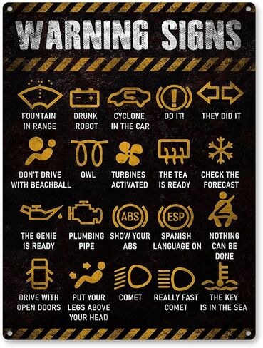 لافتات المرآب - لافتة متجر ميكانيكي ديكور مضحك للأب، علامة معدنية جدارية معدنية للسيارة خالية من الصدأ 9 بوصة × 11 بوصة، ثقوب مثقوبة مسبقًا، مقاومة للطقس in Kuwait