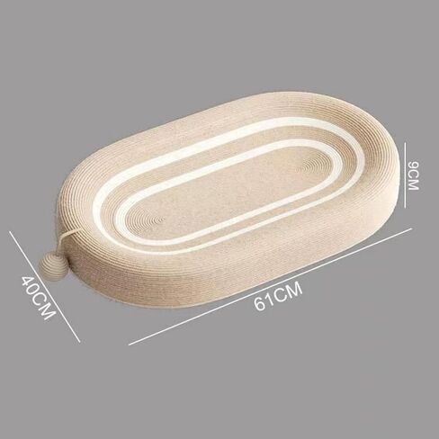 سرير خدش للقطط من يهرلكس، وسادة خدش للقطط، لوح خدش للقطط الكبيرة، لوح خدش للقطط في الاماكن المغلقة، سرير بيضاوي متين للقطط والاثاث والاريكة in Kuwait