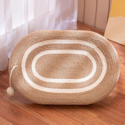 سرير خدش للقطط من يهرلكس، وسادة خدش للقطط، لوح خدش للقطط الكبيرة، لوح خدش للقطط في الاماكن المغلقة، سرير بيضاوي متين للقطط والاثاث والاريكة in Kuwait