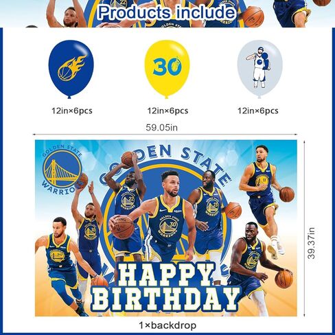 زينة حفلات اعياد الميلاد من جولدن ستيت، خلفية تصوير حفلات المحاربين 5 × 3 قدم و18 قطعة بالون، لوازم خلفية حفلات جولدن ستيت ميرتش in Kuwait