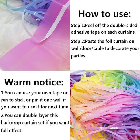 ستائر خلفية باللونين الأسود والذهبي لتزيين الحفلات - مقاس 6 × 8 أقدام، عبوة من قطعتين | LILF Bicolor شراشيب معدنية الستار بهرج غاسل لعيد ميلاد حفلة التخرج دش الزفاف كابينة تصوير خلفية لوازم in Kuwait