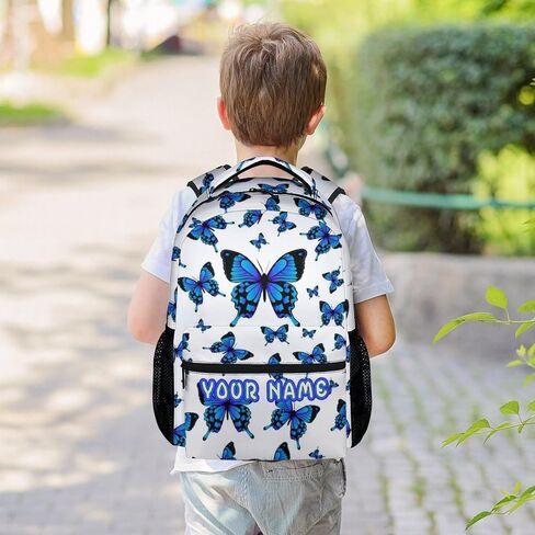 Butterfly School Backpack for Girls Boys, 16 Inch Backpacks for Kids Age 10-12, Fashion Lightweight Bookbag for Travel in Saudi Arabia