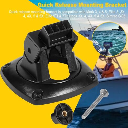 000-10027-001 Quick Release Mounting Bracket Replacement for Mark Elite Hook 3 4 5 TI5 TI7 Simrad GO5 in Saudi Arabia