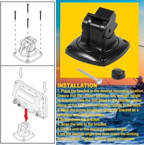000-10027-001 Quick Release Mounting Bracket Replacement for Mark Elite Hook 3 4 5 TI5 TI7 Simrad GO5 in Saudi Arabia