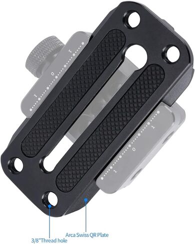 NICEYRIG Quick Release Plate 80mm Long for Arca-Swiss Standard, Applicable for DJI RS 2 / RSC 2 / RS 3 / RS 3 Pro/Ronin SC - 550 in Saudi Arabia
