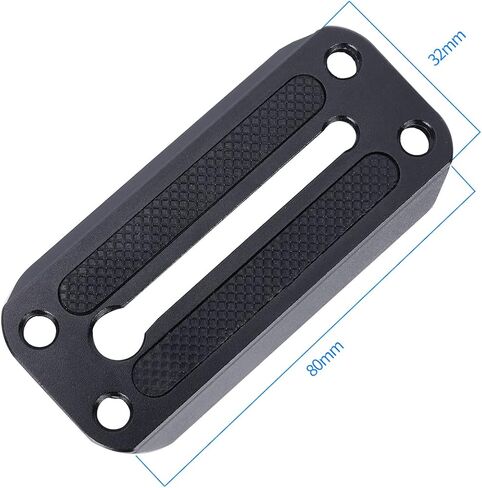 NICEYRIG Quick Release Plate 80mm Long for Arca-Swiss Standard, Applicable for DJI RS 2 / RSC 2 / RS 3 / RS 3 Pro/Ronin SC - 550 in Saudi Arabia