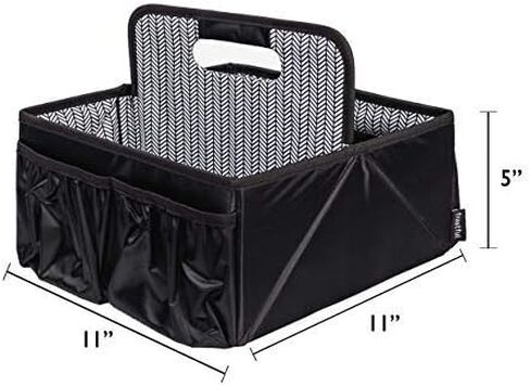 Baby Diaper Caddy and Car Organizer for Accessories: Large Portable Boy or Girl Nursery Storage Bin for Changing Table with Changing Pad: Baby Registry Shower Gift: Baby Stuff in Saudi Arabia