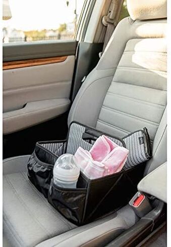 Baby Diaper Caddy and Car Organizer for Accessories: Large Portable Boy or Girl Nursery Storage Bin for Changing Table with Changing Pad: Baby Registry Shower Gift: Baby Stuff in Saudi Arabia