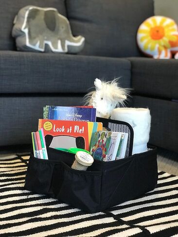 Baby Diaper Caddy and Car Organizer for Accessories: Large Portable Boy or Girl Nursery Storage Bin for Changing Table with Changing Pad: Baby Registry Shower Gift: Baby Stuff in Saudi Arabia