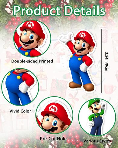 8 قطع زينة شجرة عيد الميلاد، زينة شجرة عيد الميلاد بالحبال، أفكار بضائع عيد الميلاد ديكور العطلات in Kuwait