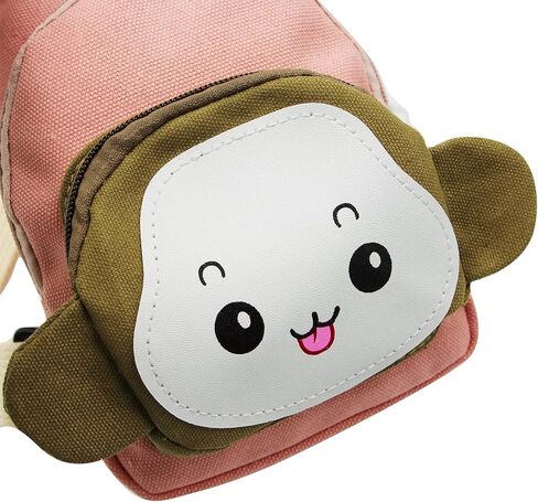 Amamcy Cute Small Sling Daypack Cartoon Monkey Crossbody Sling Bag Travel Hiking Chest Bag Casual Daypack for Boys Girls in Saudi Arabia