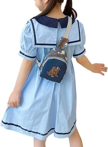 Amamcy Cute Small Sling Daypack Cartoon Monkey Crossbody Sling Bag Travel Hiking Chest Bag Casual Daypack for Boys Girls in Saudi Arabia