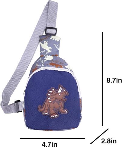 Amamcy Cute Small Sling Daypack Cartoon Monkey Crossbody Sling Bag Travel Hiking Chest Bag Casual Daypack for Boys Girls in Saudi Arabia